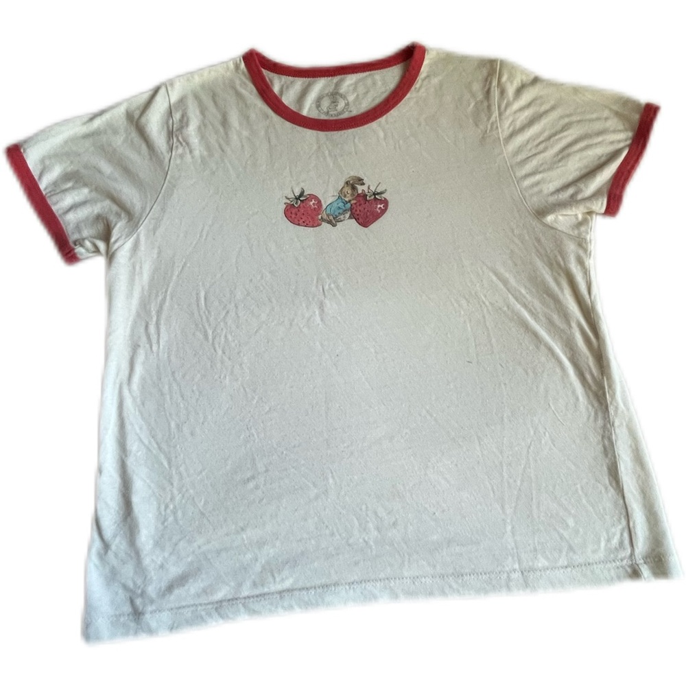 Cream Beatrix Potter Short Sleeve Women's Tee